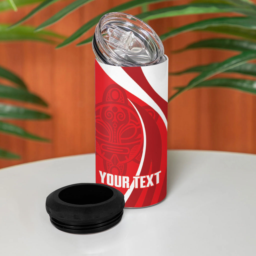 Puerto Rico Football 2026 Custom 4 in 1 Can Cooler Tumbler Vamos Los Boricuas Taino Sun