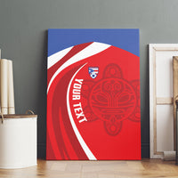 Puerto Rico Football 2026 Custom Canvas Wall Art Vamos Los Boricuas Taino Sun