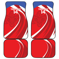 Puerto Rico Football 2026 Custom Car Mats Vamos Los Boricuas Taino Sun