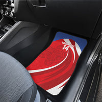 Puerto Rico Football 2026 Custom Car Mats Vamos Los Boricuas Taino Sun