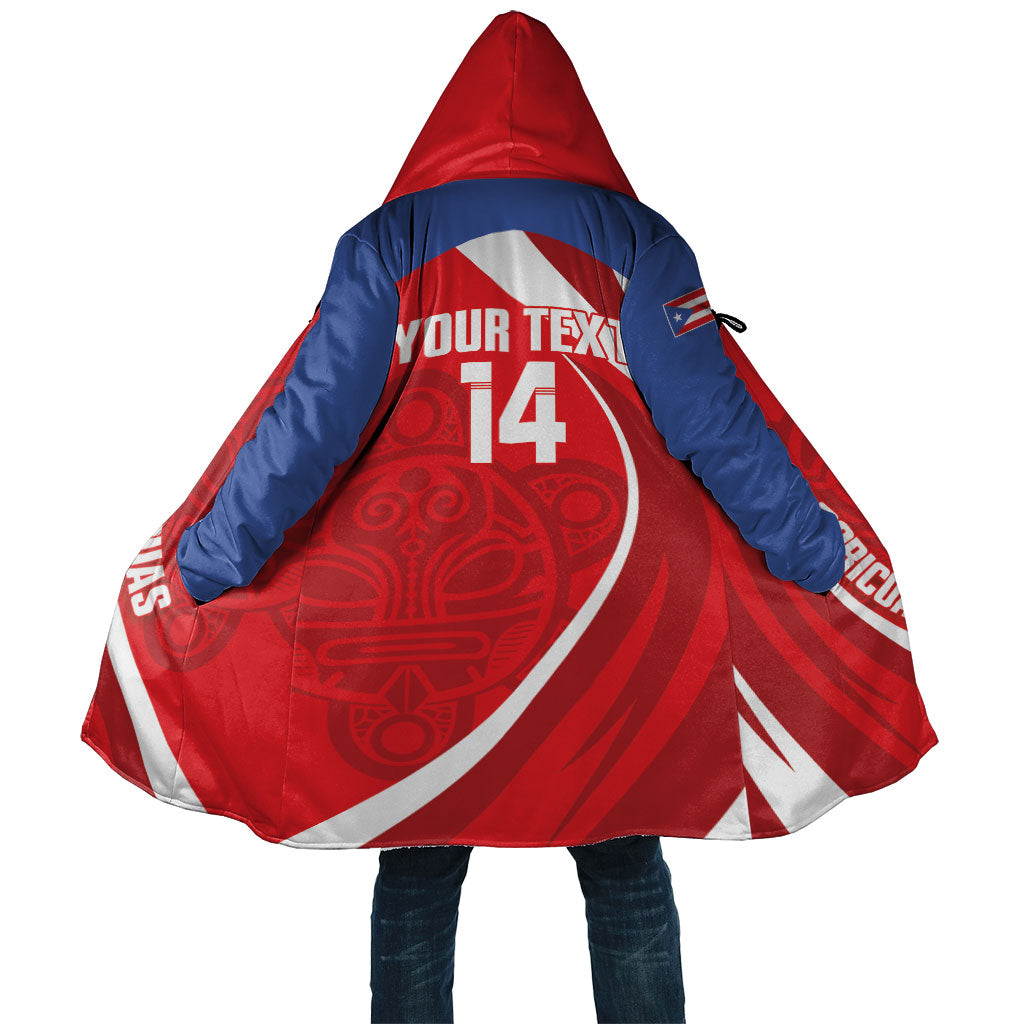 Puerto Rico Football 2026 Custom Cloak Vamos Los Boricuas Taino Sun