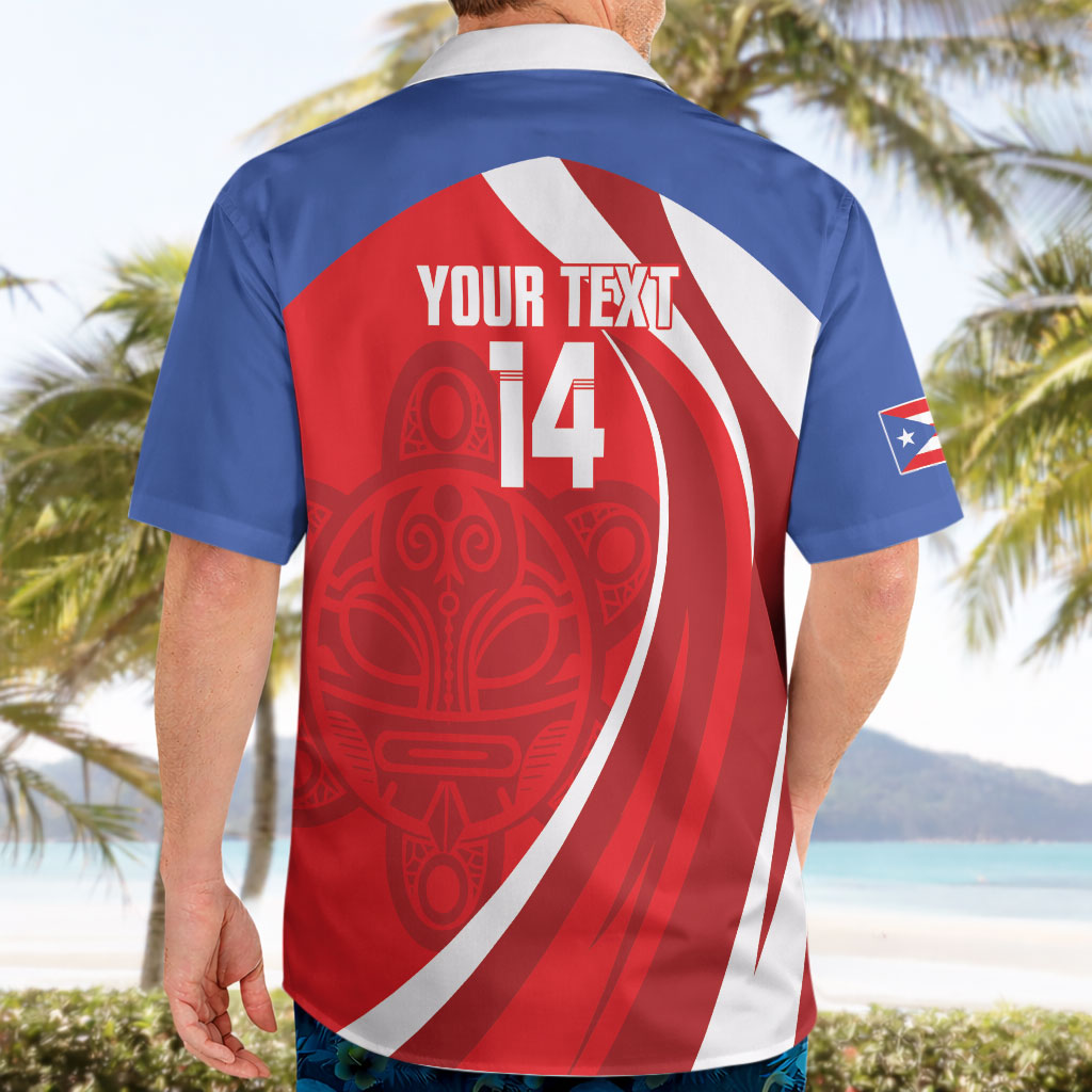 Puerto Rico Football 2026 Custom Hawaiian Shirt Vamos Los Boricuas Taino Sun