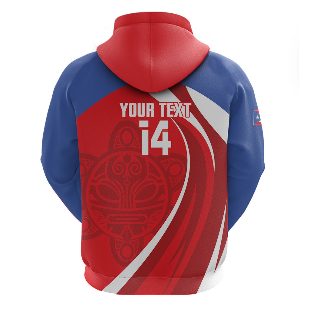 Puerto Rico Football 2026 Custom Hoodie Vamos Los Boricuas Taino Sun