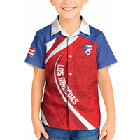 Puerto Rico Football 2026 Custom Kid Hawaiian Shirt Vamos Los Boricuas Taino Sun