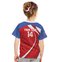 Puerto Rico Football 2026 Custom Kid T Shirt Vamos Los Boricuas Taino Sun