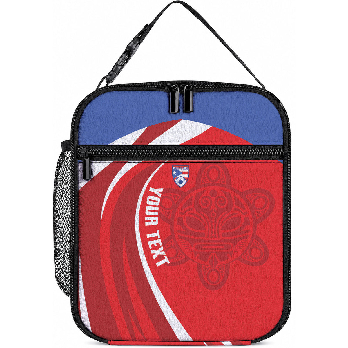 Puerto Rico Football 2026 Custom Lunch Bag Vamos Los Boricuas Taino Sun