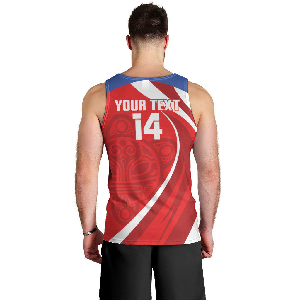 Puerto Rico Football 2026 Custom Men Tank Top Vamos Los Boricuas Taino Sun