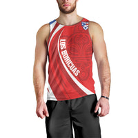 Puerto Rico Football 2026 Custom Men Tank Top Vamos Los Boricuas Taino Sun