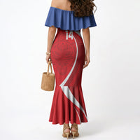Puerto Rico Football 2026 Custom Mermaid Dress Vamos Los Boricuas Taino Sun
