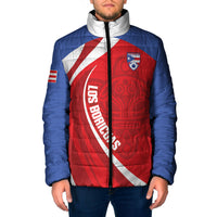 Puerto Rico Football 2026 Custom Padded Jacket Vamos Los Boricuas Taino Sun