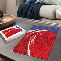 Puerto Rico Football 2026 Custom Puzzle Vamos Los Boricuas Taino Sun