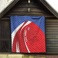 Puerto Rico Football 2026 Custom Quilt Vamos Los Boricuas Taino Sun