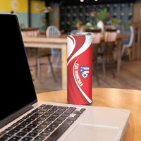 Puerto Rico Football 2026 Custom Skinny Tumbler Vamos Los Boricuas Taino Sun