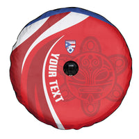 Puerto Rico Football 2026 Custom Spare Tire Cover Vamos Los Boricuas Taino Sun