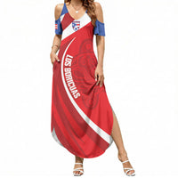 Puerto Rico Football 2026 Custom Summer Maxi Dress Vamos Los Boricuas Taino Sun