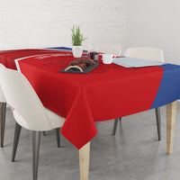 Puerto Rico Football 2026 Custom Tablecloth Vamos Los Boricuas Taino Sun