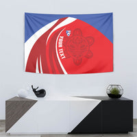 Puerto Rico Football 2026 Custom Tapestry Vamos Los Boricuas Taino Sun