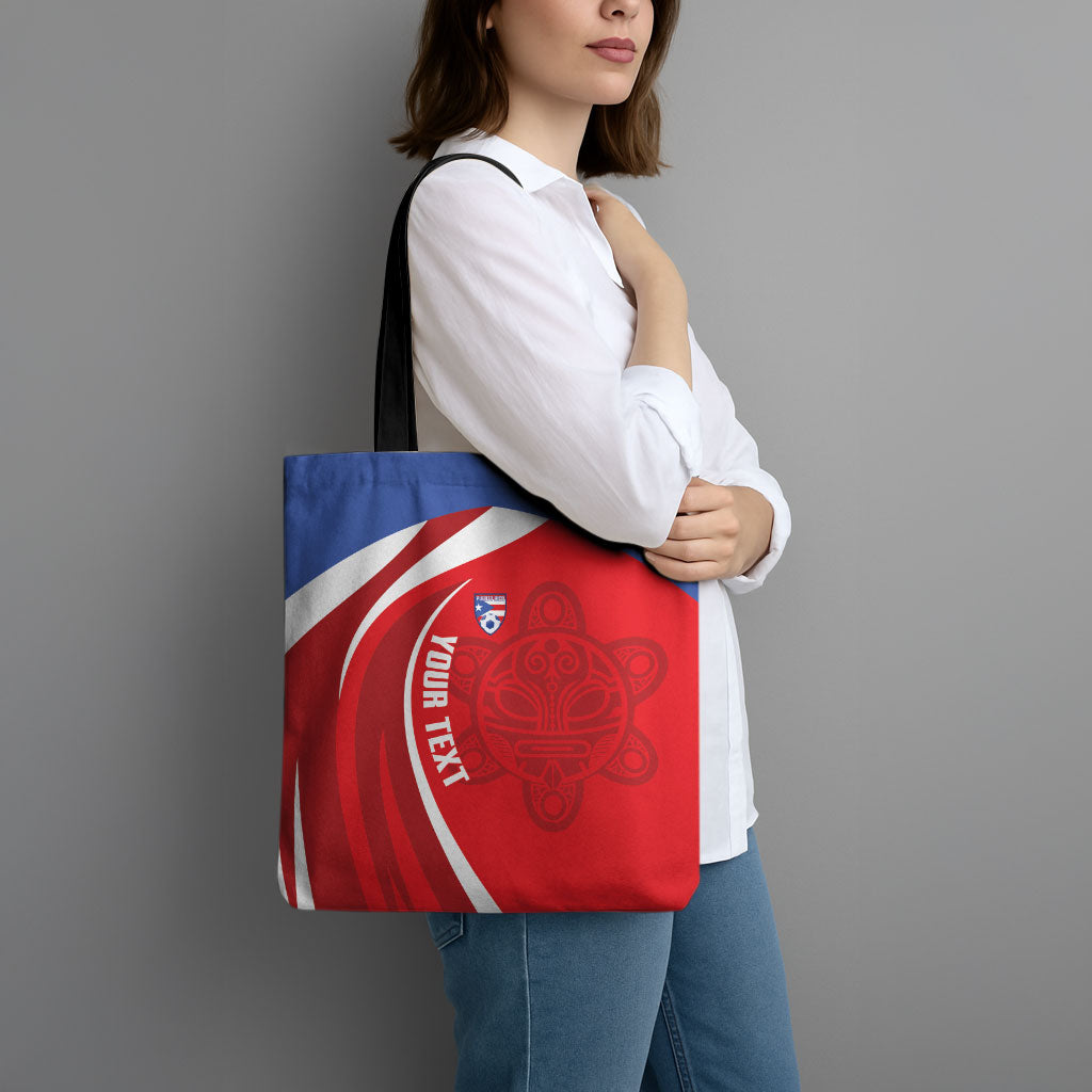 Puerto Rico Football 2026 Custom Tote Bag Vamos Los Boricuas Taino Sun