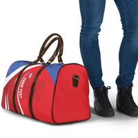 Puerto Rico Football 2026 Custom Travel Bag Vamos Los Boricuas Taino Sun