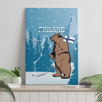 Finland Independence Day Canvas Wall Art Suomen Itsenaistyminen Mix Brown Bear - Wonder Print Shop