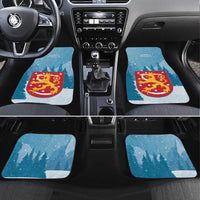 Finland Independence Day Car Mats Suomen Itsenaistyminen Mix Brown Bear - Wonder Print Shop