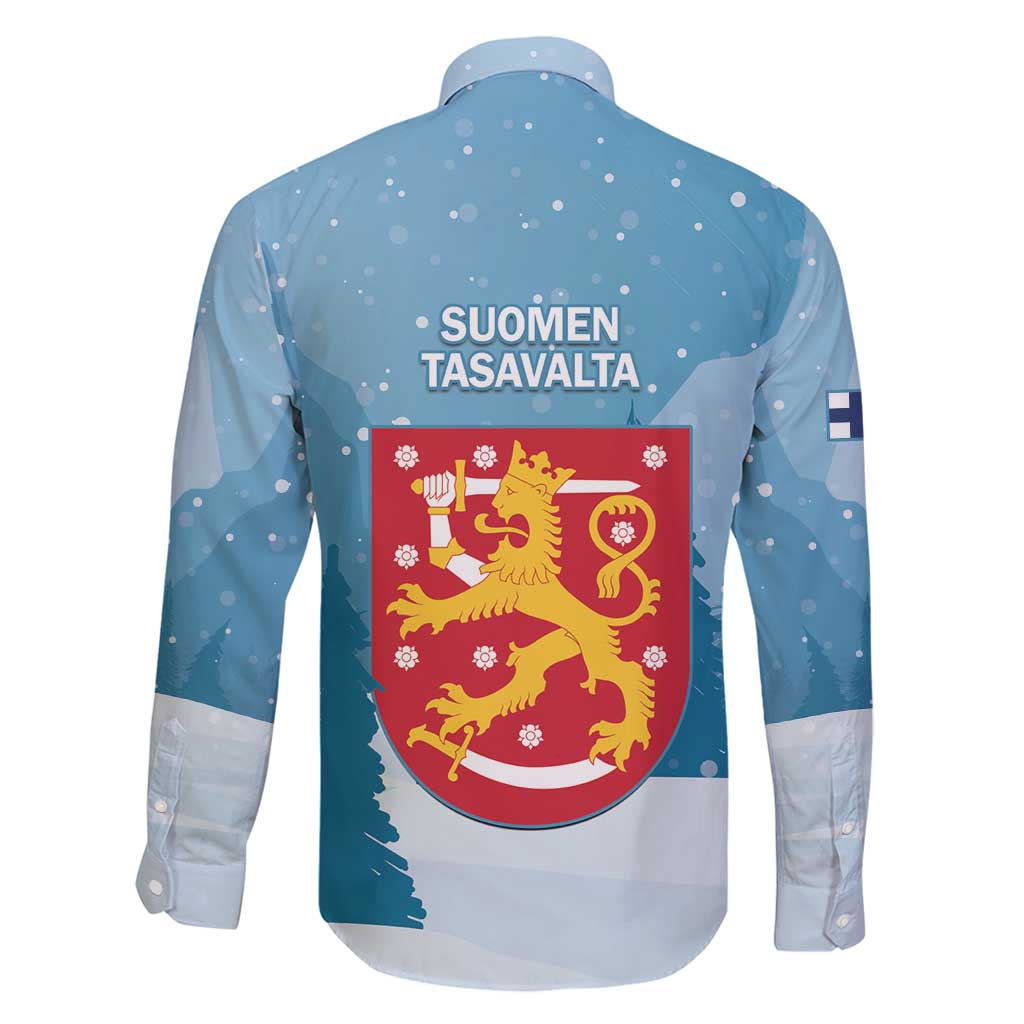 Finland Independence Day Family Matching Long Sleeve Bodycon Dress and Hawaiian Shirt Suomen Itsenaistyminen Mix Brown Bear - Wonder Print Shop