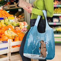 Finland Independence Day Grocery Bag Suomen Itsenaistyminen Mix Brown Bear