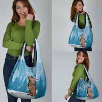 Finland Independence Day Grocery Bag Suomen Itsenaistyminen Mix Brown Bear