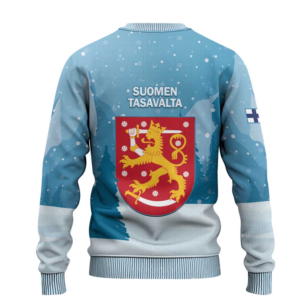 Finland Independence Day Ugly Christmas Sweater Suomen Itsenaistyminen Mix Brown Bear - Wonder Print Shop