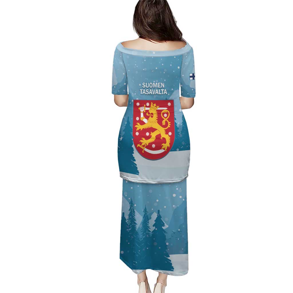 Finland Independence Day Puletasi Suomen Itsenaistyminen Mix Brown Bear - Wonder Print Shop