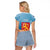 Finland Independence Day Raglan Cropped T Shirt Suomen Itsenaistyminen Mix Brown Bear - Wonder Print Shop