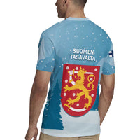 Finland Independence Day Rugby Jersey Suomen Itsenaistyminen Mix Brown Bear - Wonder Print Shop