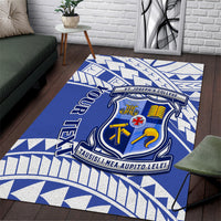 Personalised Samoa St Josephs College Area Rug Marist Brothers Samoan Pattern - Wonder Print Shop