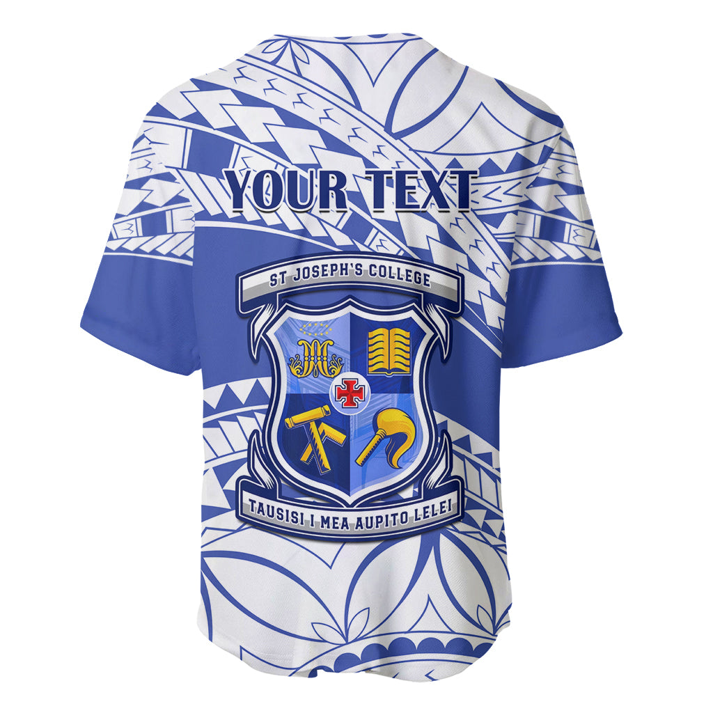 Personalised Samoa St Josephs College Baseball Jersey Marist Brothers Samoan Pattern - Wonder Print Shop