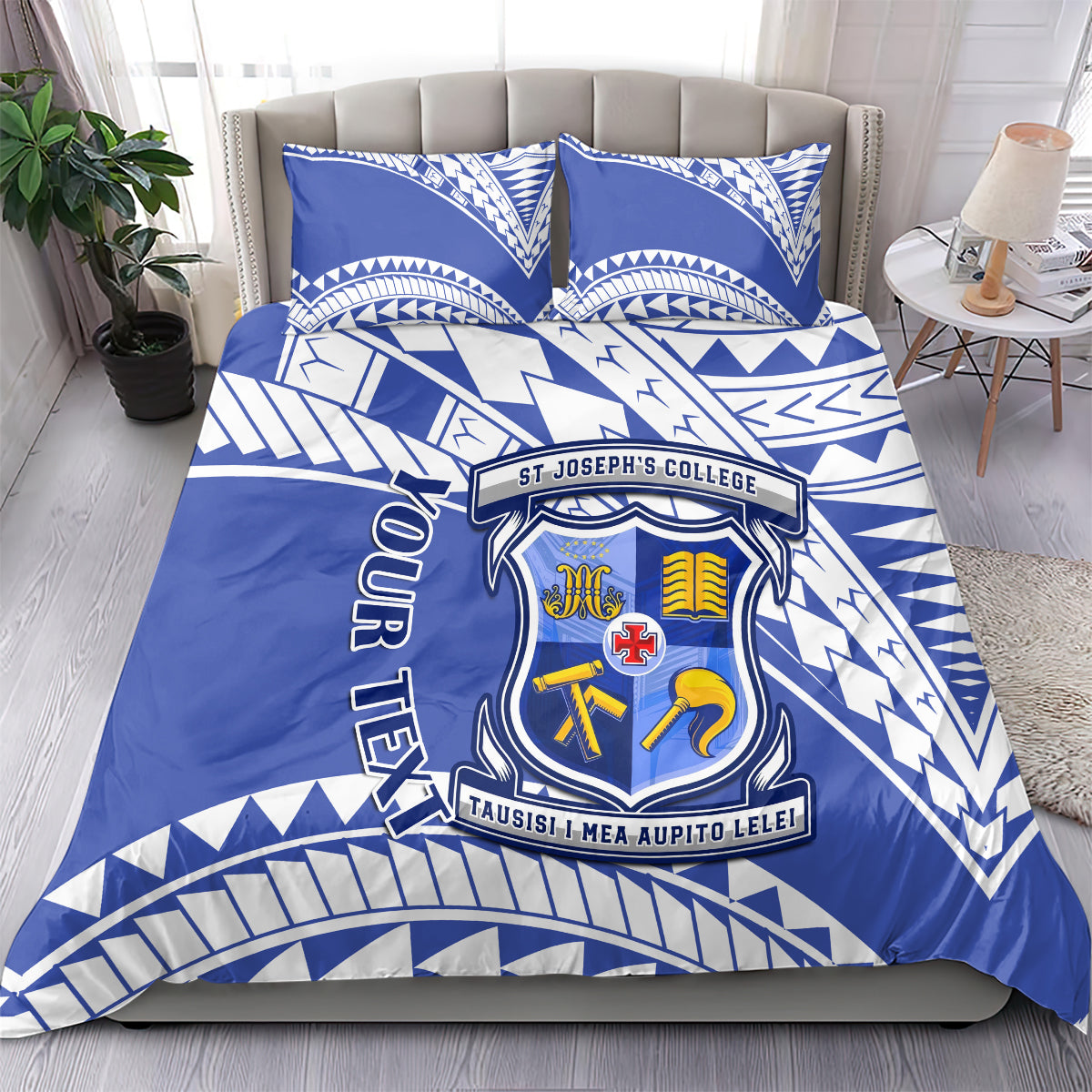 Personalised Samoa St Josephs College Bedding Set Marist Brothers Samoan Pattern - Wonder Print Shop