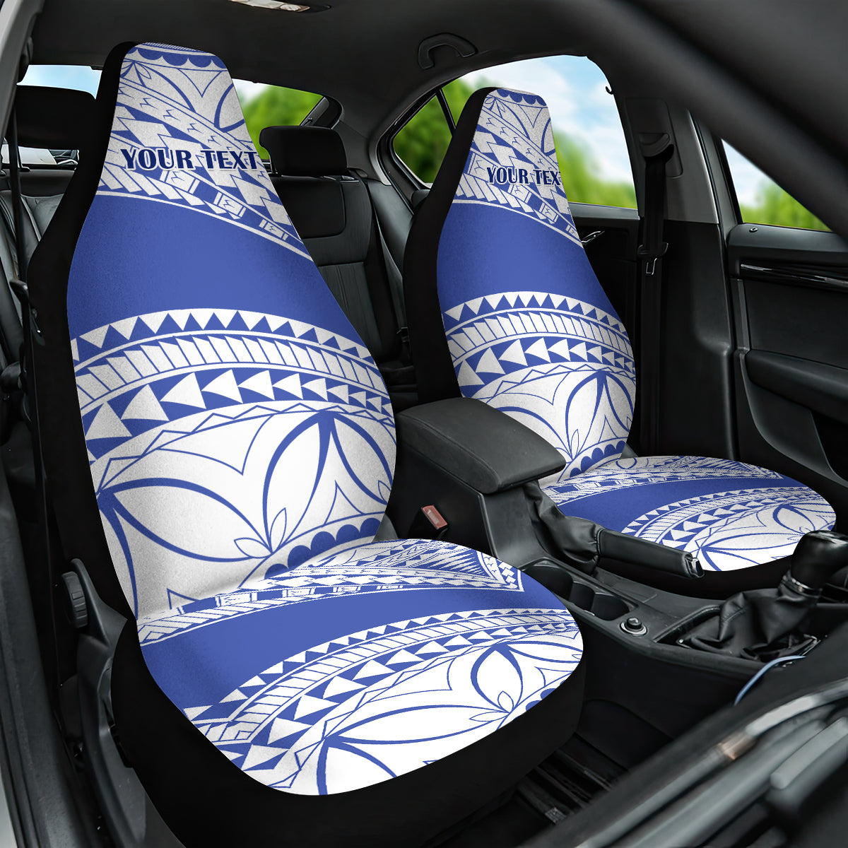 Personalised Samoa St Josephs College Car Seat Cover Marist Brothers Samoan Pattern - Wonder Print Shop