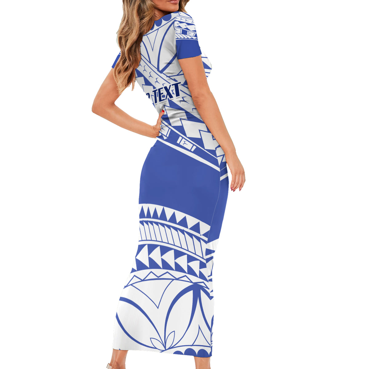 Personalised Samoa St Josephs College Family Matching Short Sleeve Bodycon Dress and Hawaiian Shirt Marist Brothers Samoan Pattern - Wonder Print Shop