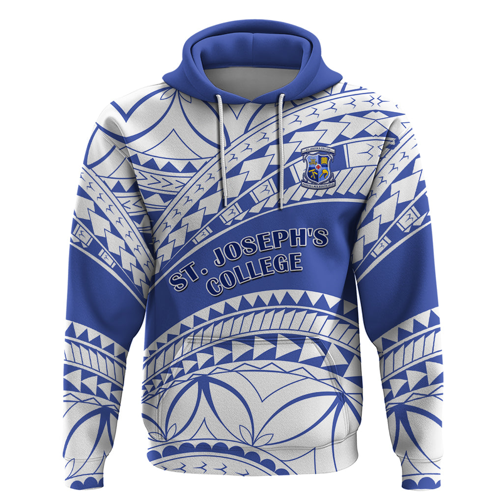 Personalised Samoa St Josephs College Hoodie Marist Brothers Samoan Pattern - Wonder Print Shop