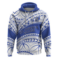 Personalised Samoa St Josephs College Hoodie Marist Brothers Samoan Pattern - Wonder Print Shop