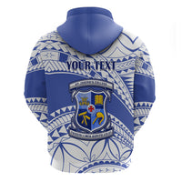 Personalised Samoa St Josephs College Hoodie Marist Brothers Samoan Pattern - Wonder Print Shop
