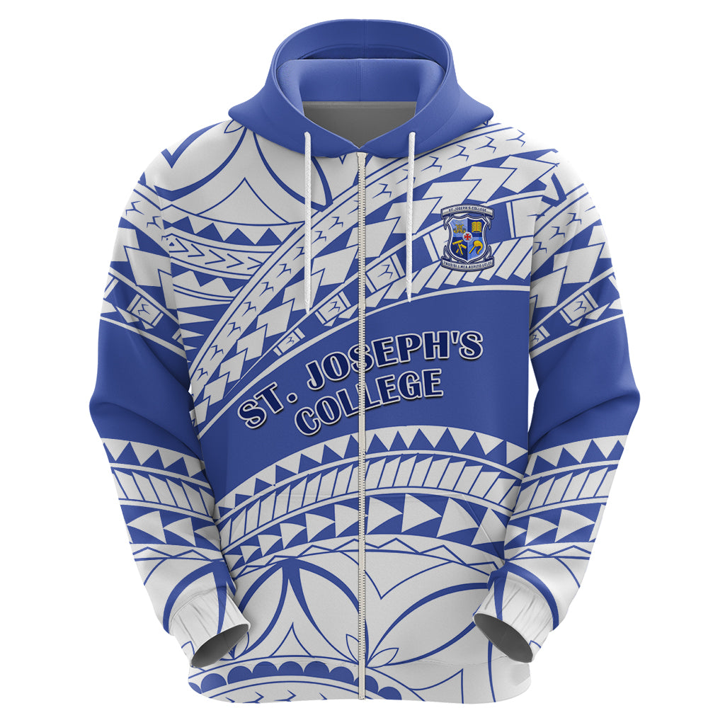 Personalised Samoa St Josephs College Hoodie Marist Brothers Samoan Pattern - Wonder Print Shop