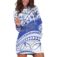 Personalised Samoa St Josephs College Hoodie Dress Marist Brothers Samoan Pattern - Wonder Print Shop