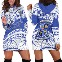 Personalised Samoa St Josephs College Hoodie Dress Marist Brothers Samoan Pattern - Wonder Print Shop
