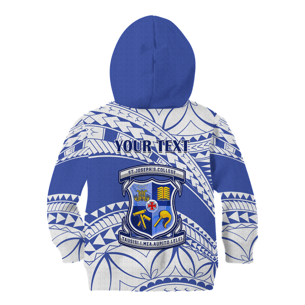 Personalised Samoa St Josephs College Kid Hoodie Marist Brothers Samoan Pattern - Wonder Print Shop