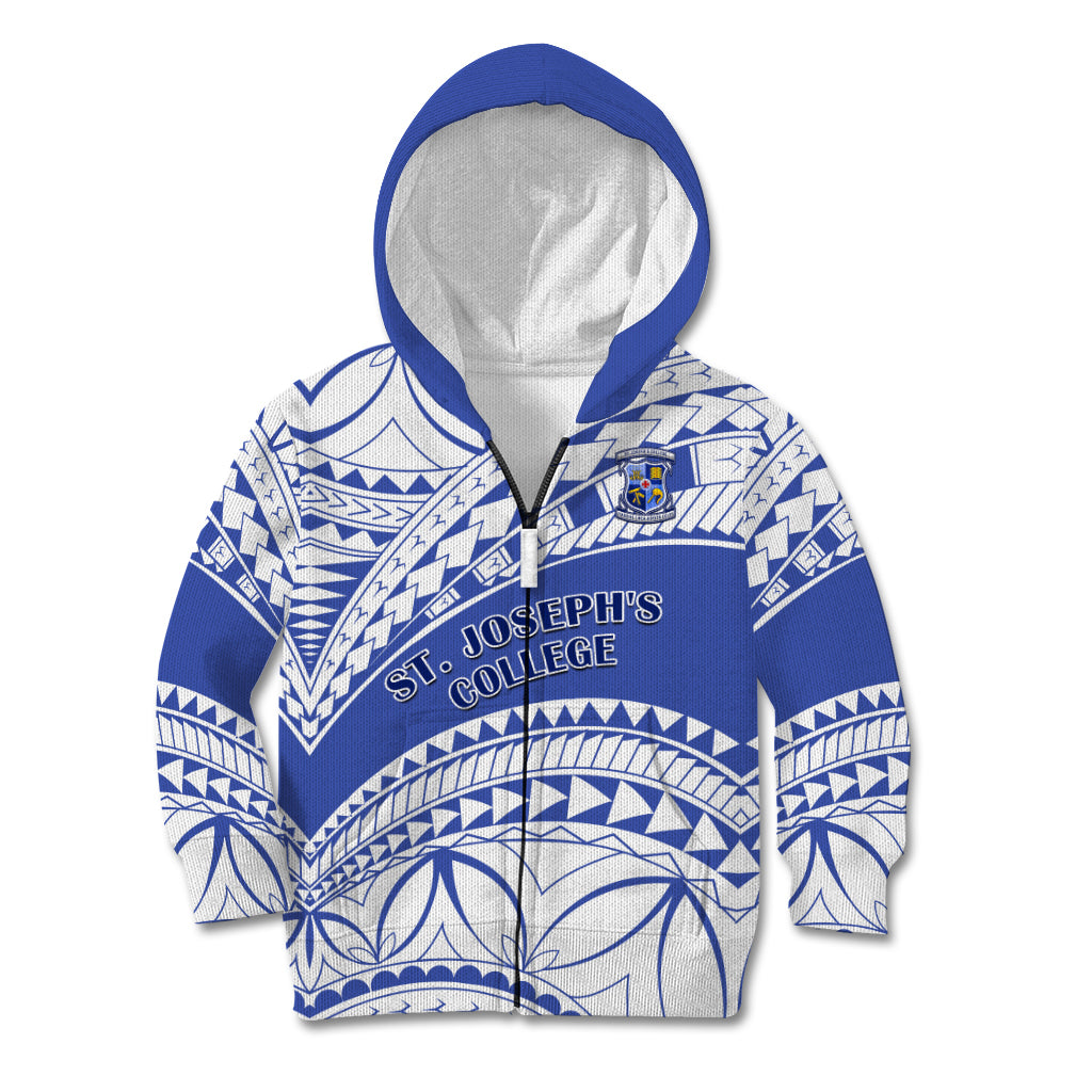 Personalised Samoa St Josephs College Kid Hoodie Marist Brothers Samoan Pattern - Wonder Print Shop