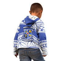 Personalised Samoa St Josephs College Kid Hoodie Marist Brothers Samoan Pattern - Wonder Print Shop