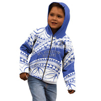 Personalised Samoa St Josephs College Kid Hoodie Marist Brothers Samoan Pattern - Wonder Print Shop