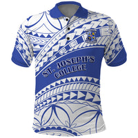 Personalised Samoa St Josephs College Polo Shirt Marist Brothers Samoan Pattern - Wonder Print Shop