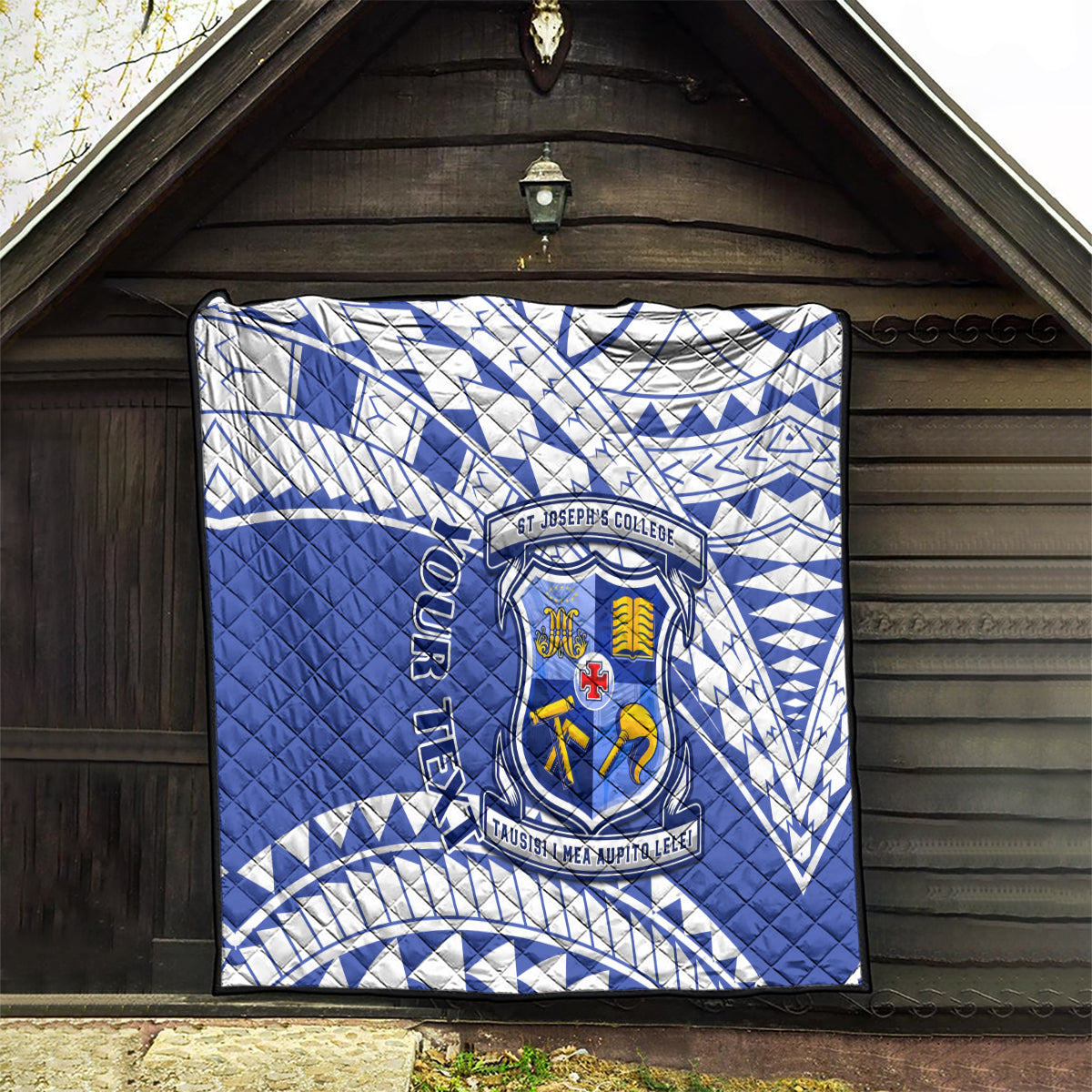 Personalised Samoa St Josephs College Quilt Marist Brothers Samoan Pattern - Wonder Print Shop