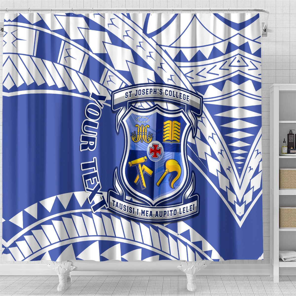 personalised-samoa-st-josephs-college-shower-curtain-marist-brothers-samoan-pattern